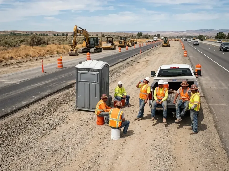 highway-road-construction-crew-007 — frequently asked questions, Porta Potty and Restroom Rentals in Thousand Palms, CA